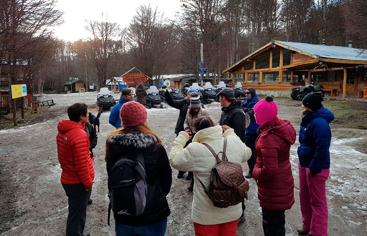 Visitas técnicas de los participantes a distintos lugares de Tierra del Fuego